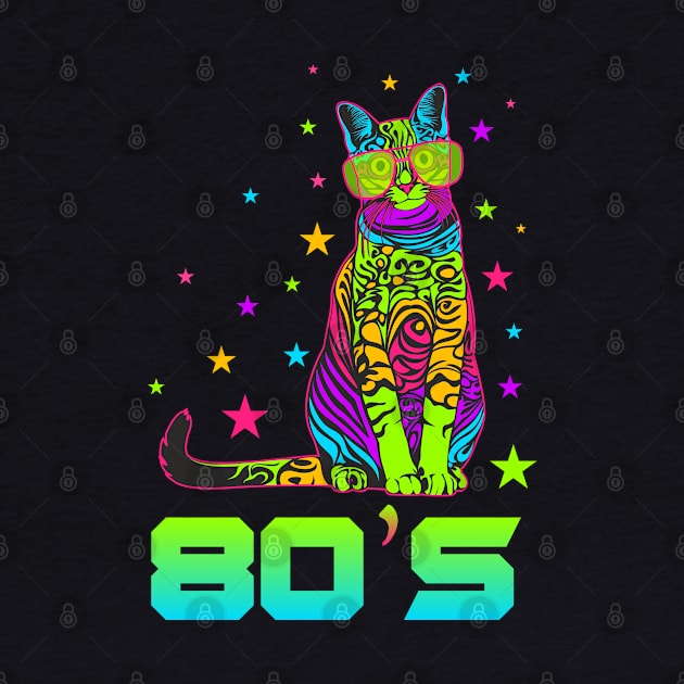 80s cat by ElectricPeacock